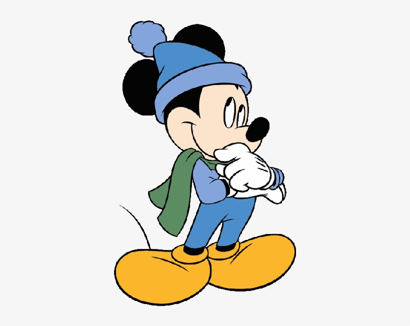 Christmas Mouse Clipart At Getdrawings - Mickey Mouse, transparent png download