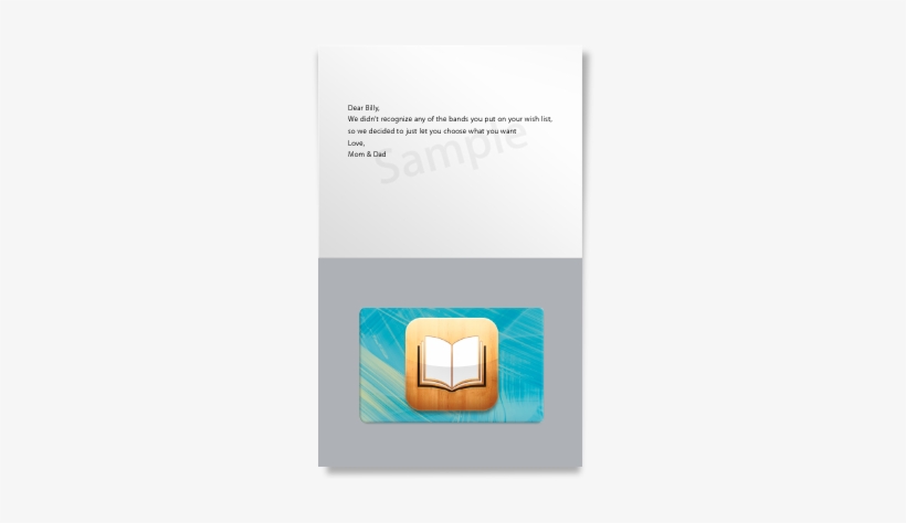 Ibooks Gift Card - Itunes Gift Card, transparent png download