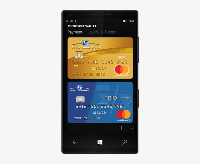 Fifth Third Bank Microsoft Wallet - Fifth Third Bank, transparent png download