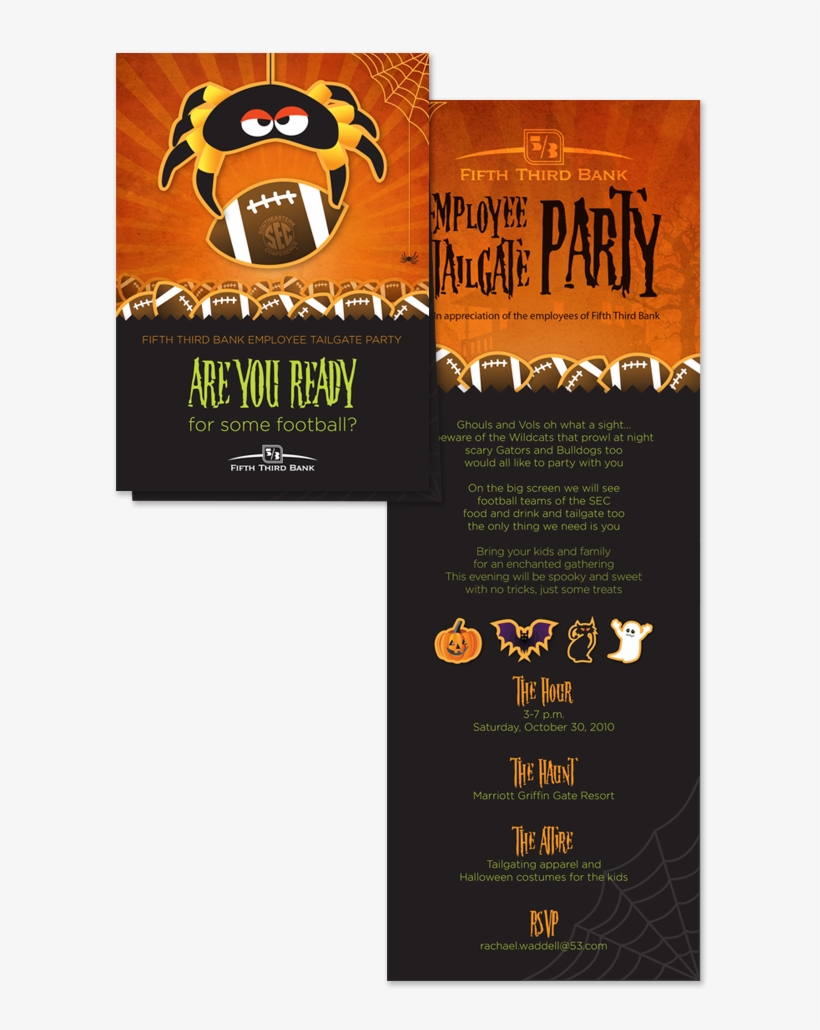 Based On Football And Halloween Themes, Created A Fun - Stationery, transparent png download
