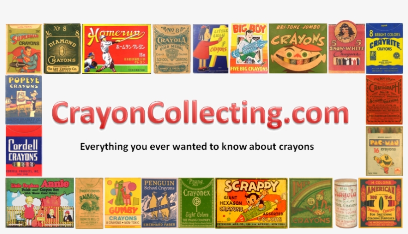 Crayon Collecting Banner Image - Vintage Crayons, transparent png download