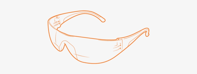 Personal Protective Equipment - Safety Glasses Illustration, transparent png download