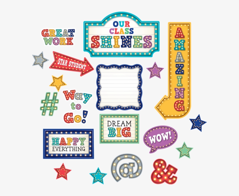 Marquee Our Class Shines Bulletin Board - Teacher Created Resources Tcr3603 Marquee Our Class, transparent png download