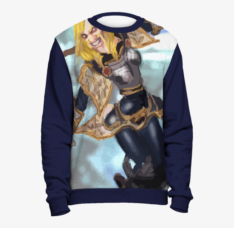 League Of Draven Lux Sweatshirt - Delta Sigma Theta Ugly Sweater, transparent png download