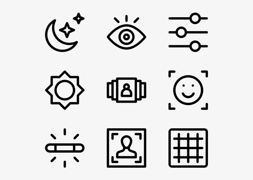 Camera Interface - Surf Icons, transparent png download