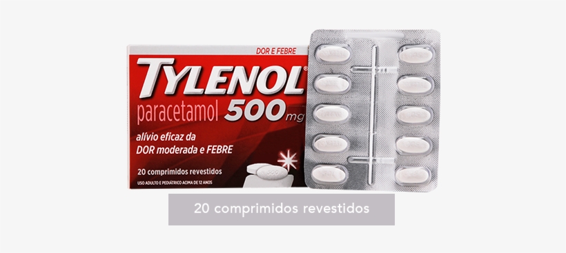 Tylenol® 500mg - Tylenol Cold/flu Severe Caplets, 24 Count, transparent png download