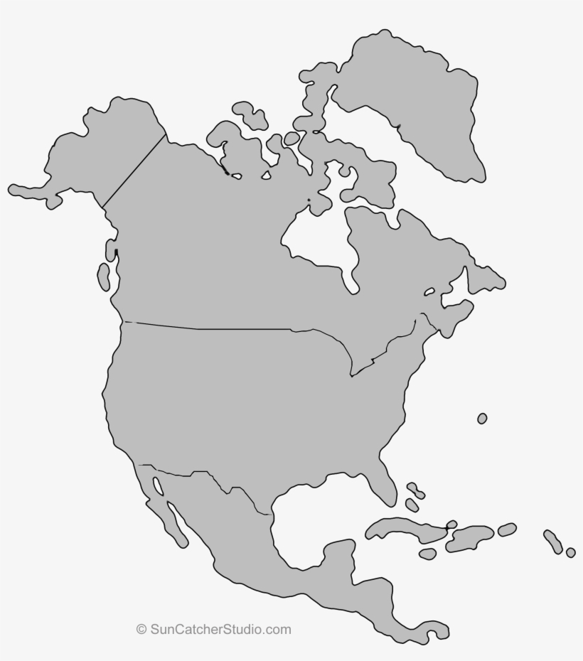 North America - North America Continent Clipart, transparent png download