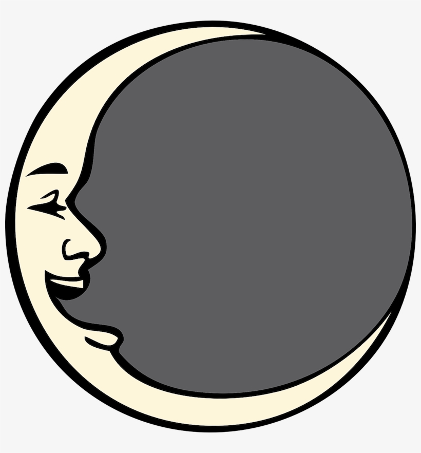 Man In The Moon Folklore - Man In The Moon Cartoon, transparent png download