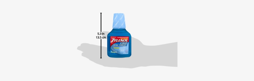 Tylenol Cold Sore Throat Liquid Daytime Cool Burst - Tylenol, transparent png download