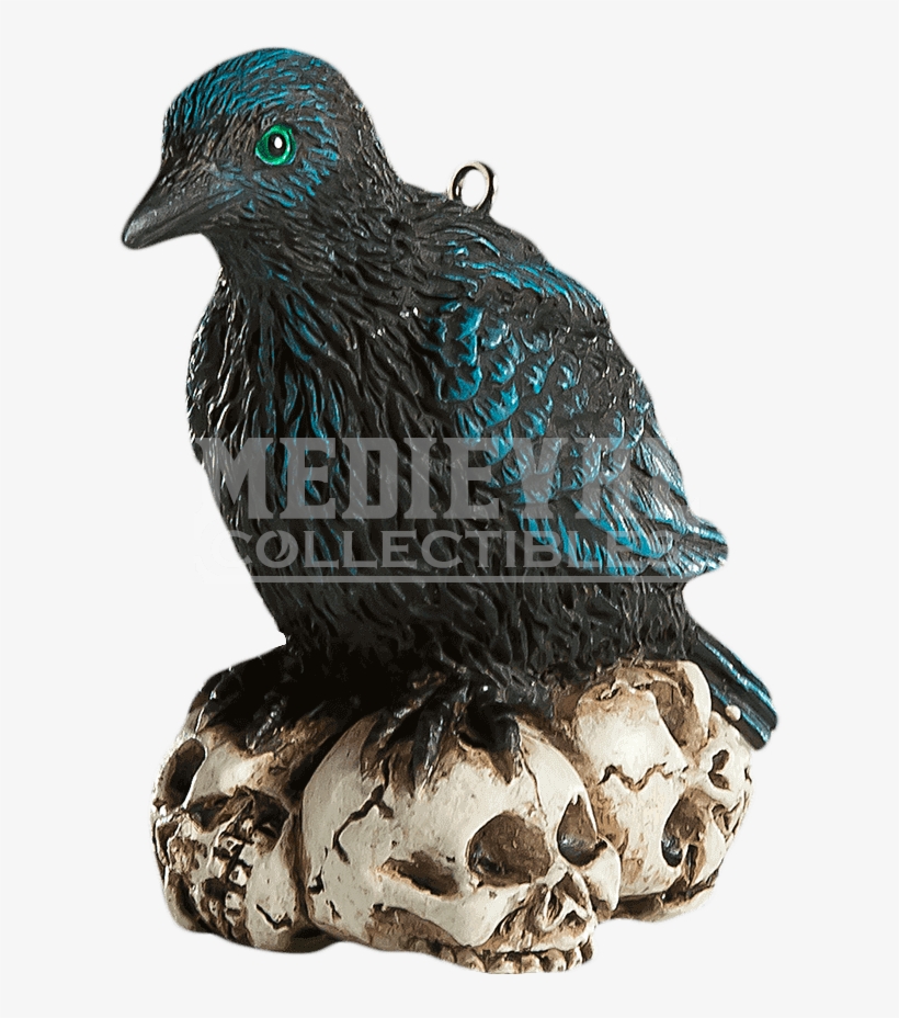 Raven Horror Ornament - Bigbolo Raven Skull Christmas Ornament, transparent png download