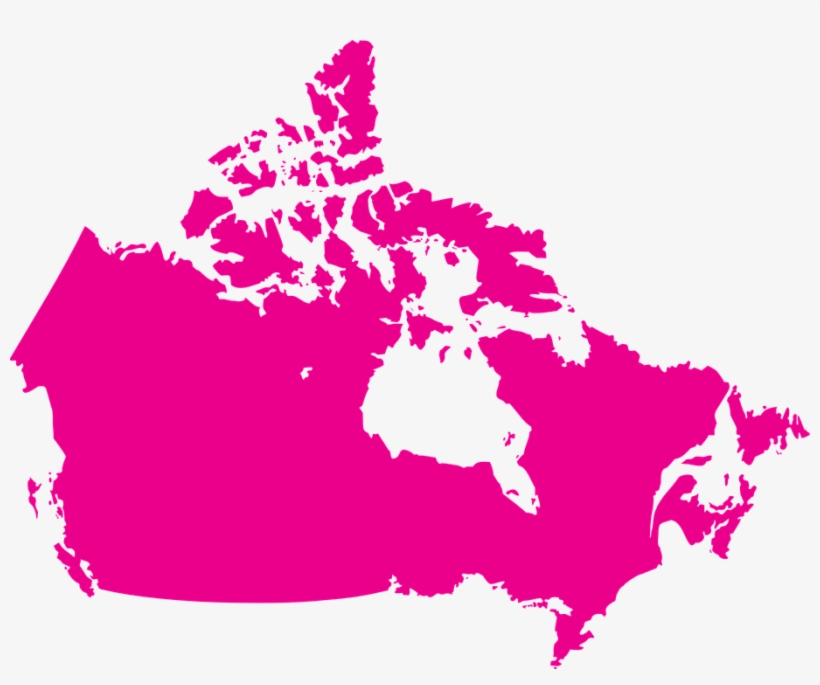 North, America - - Map Of Canada, transparent png download