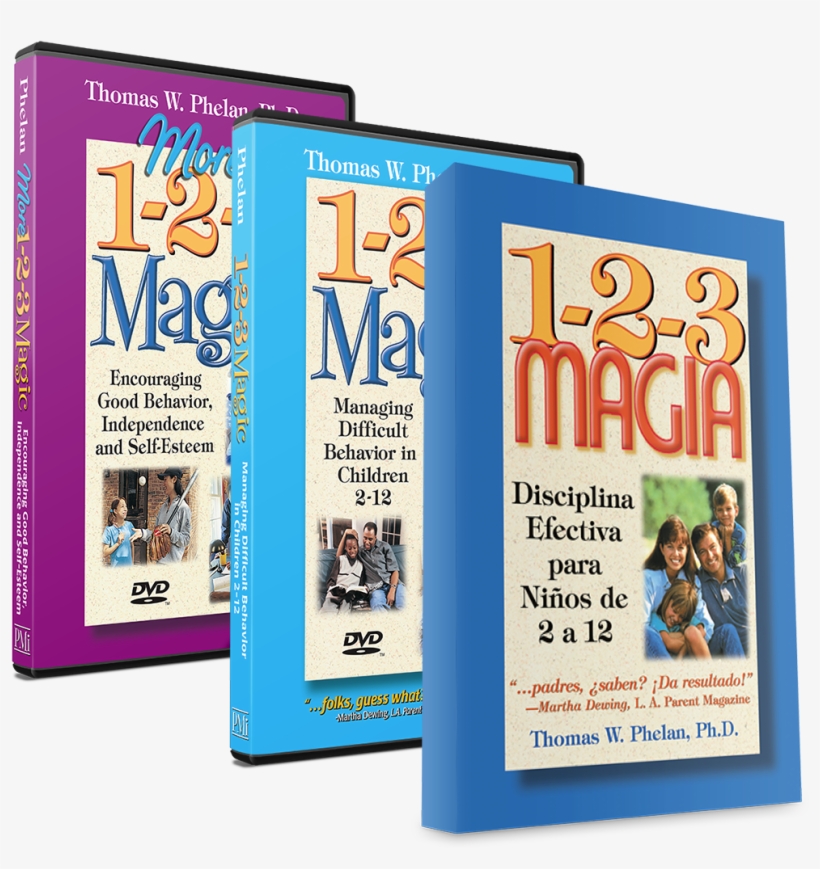 123magic Spanish Complete Book Dvd Package - More 1-2-3 Magic By Phelan T & Thomas W. Phelan, transparent png download