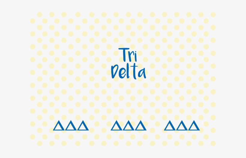 16oz Thermal Insulated Covocup Tumbler With Tri Delta - Circle, transparent png download