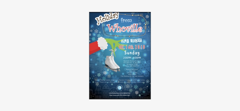 Holiday From Whoville Ice Skating Show - Whoville, transparent png download