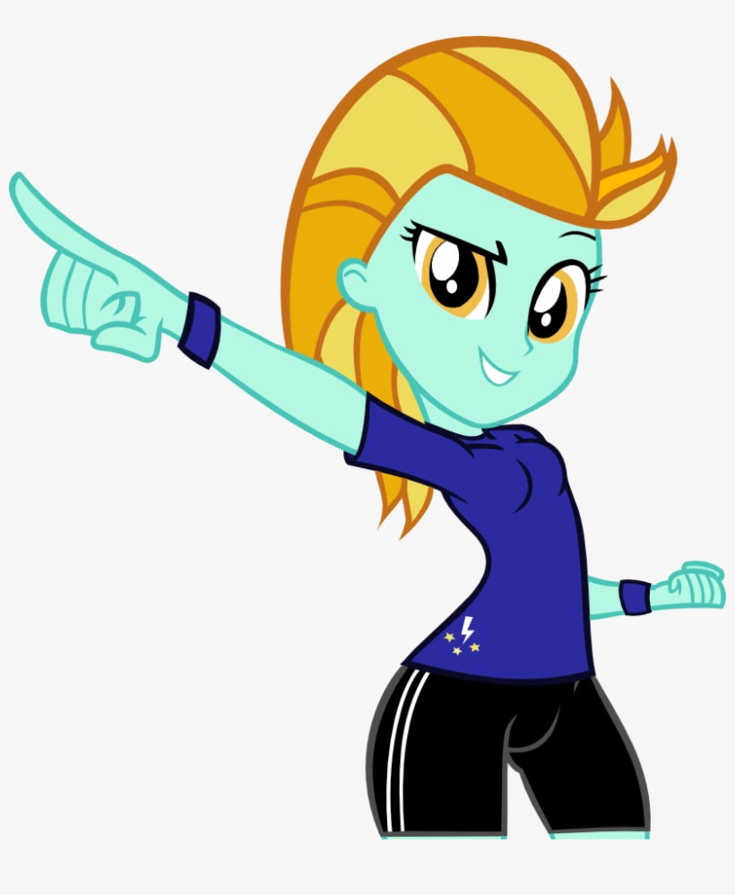 Lightning Dust Eqg Style By Ironm17-d9jcuc5 - Lightning Dust Equestria Girls, transparent png download