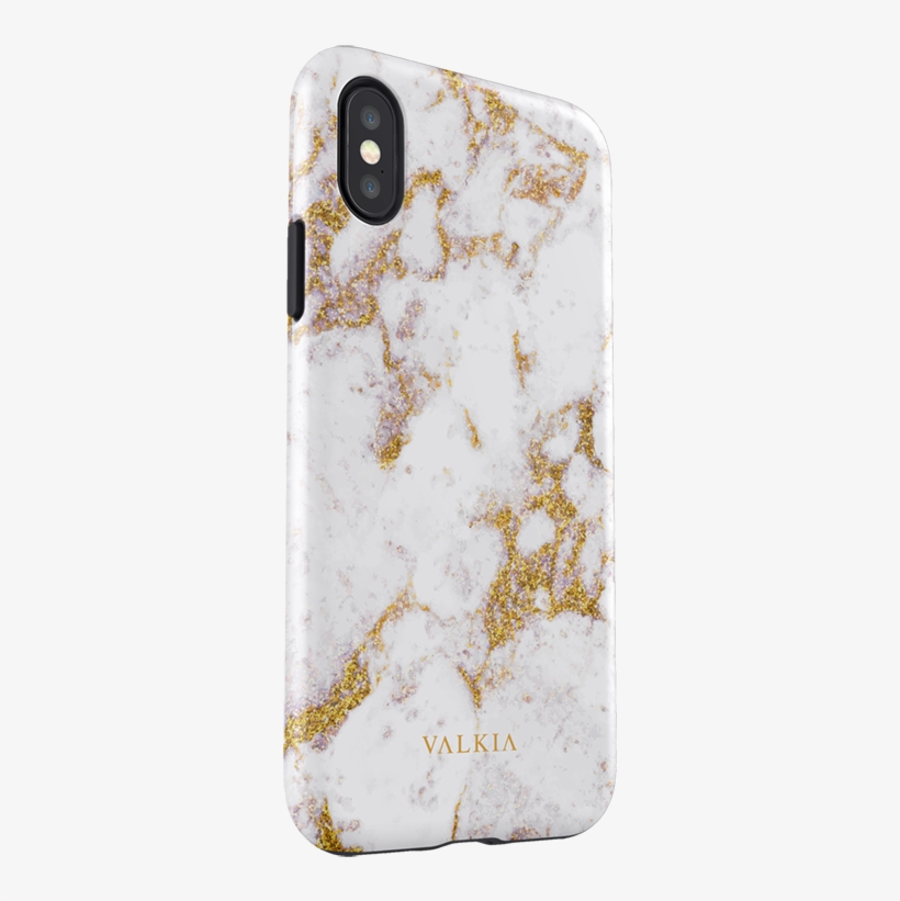 Eden Gold Marble Tough Case - Iphone X Case White And Gold, transparent png download