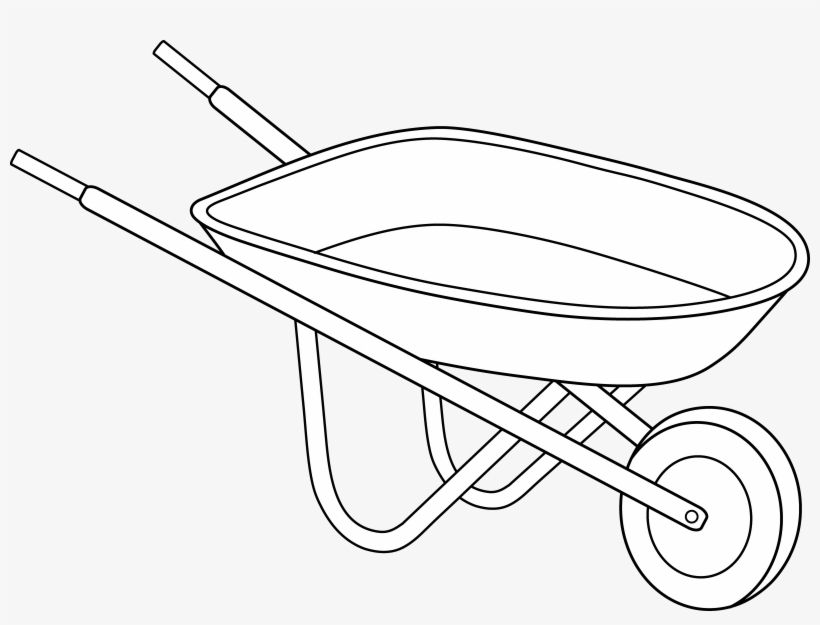 Wheelbarrow - Wheel Barrow Clip Art, transparent png download