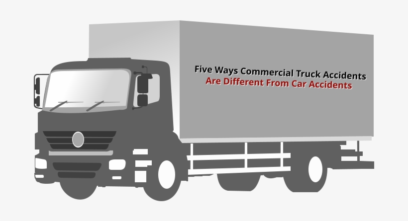 Commercial Truck Accidents Are Different In Many Ways - Trailer Truck, transparent png download