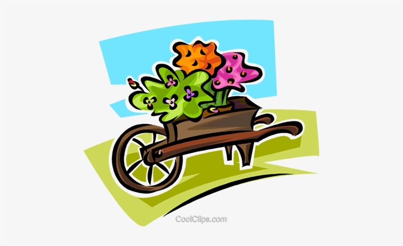Flowers In A Wheelbarrow - Carrinho De Flores Png, transparent png download