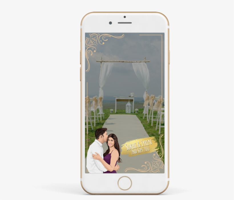 Sukhi & Iyren Cartoon Gold Border Paint Stroke Filter, transparent png download