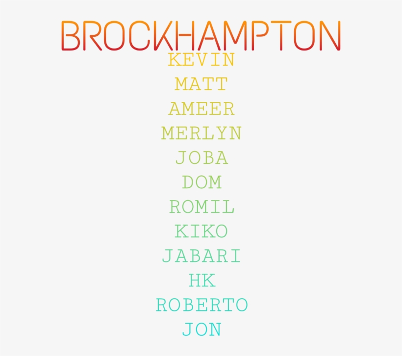 Brockhampton, transparent png download