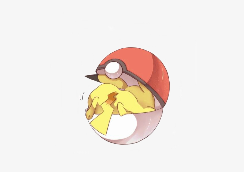 Resultado De Imagen De Pikachu Con Mostacho - Pikachu In The Pokeball, transparent png download