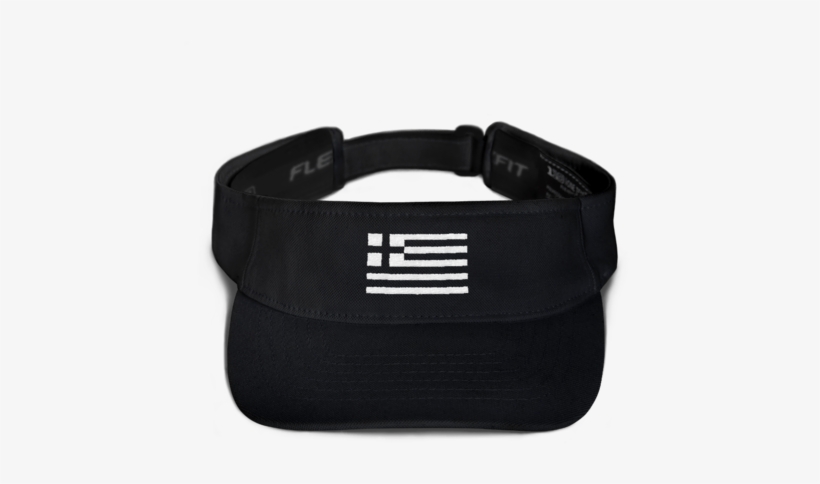 Monochrome Greek Flag - Dotdotie Visor, Rodan And Fields Visor, Gifts For Him,, transparent png download