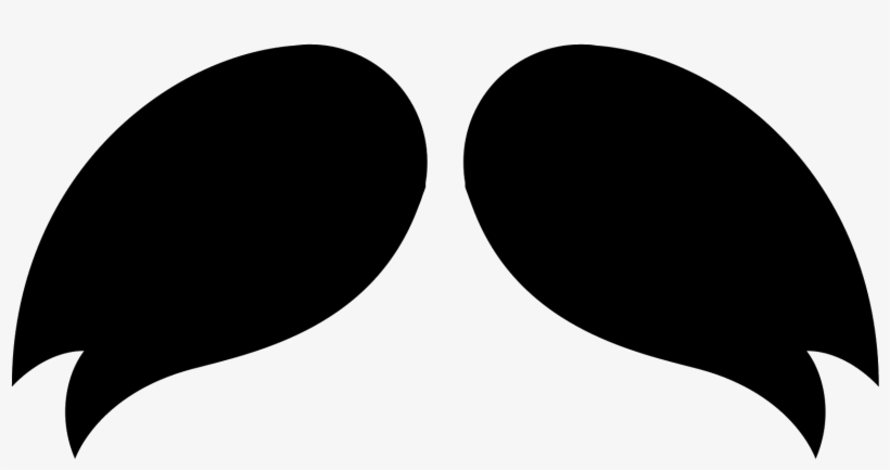 Moustache Filled Icon - Icon, transparent png download