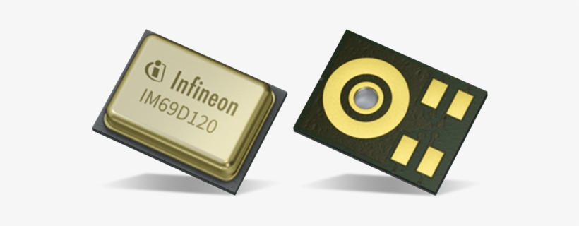 Infineon Technologies Im69d120 & Im69d130 Xensiv™ Mems - Infineon Mems Microphone, transparent png download