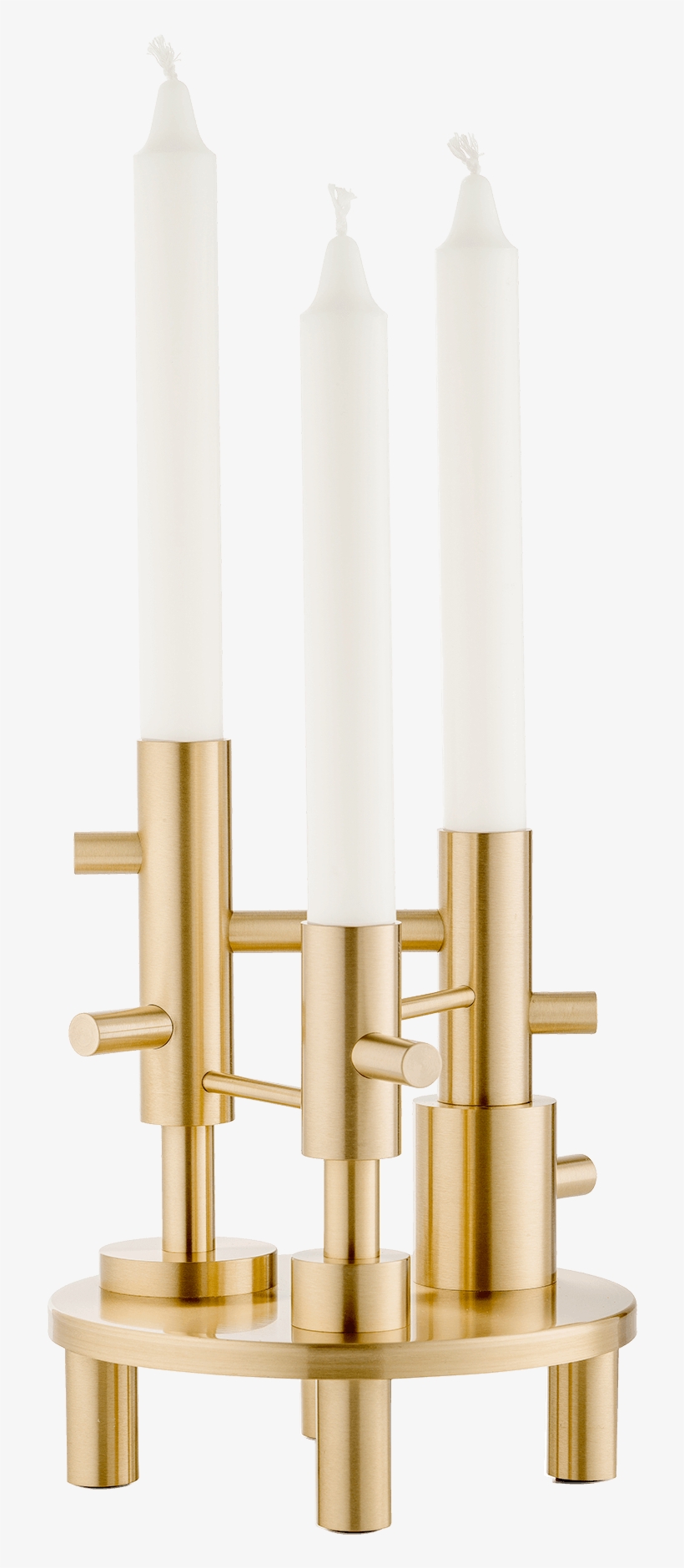 Candleholder H 20 Cm, Large, Solid Brass - Fritz Hansen Candleholder Large Solid Brass By Jaime, transparent png download