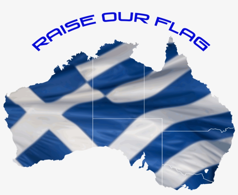 Post - Australian And Greek Flag, transparent png download