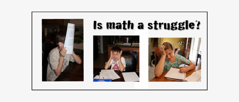 Signs Your Child Is Struggling In Math Main Image - People Struggling With Math, transparent png download
