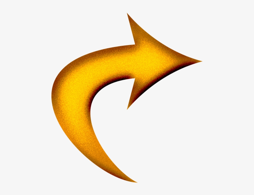 Arrow Curved - Computer File, transparent png download