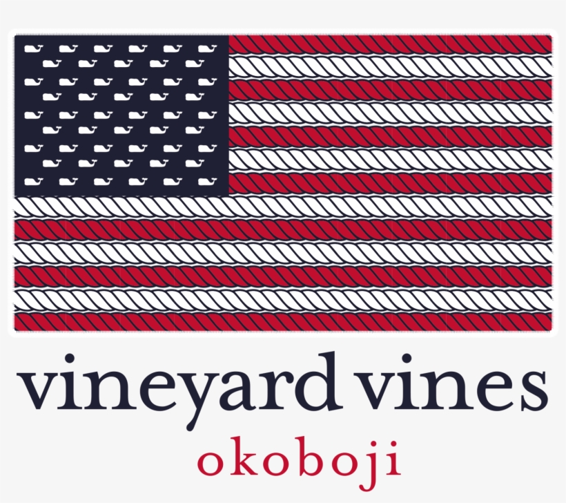 Vineyard Vines Okoboji Usa Flag Tee, transparent png download