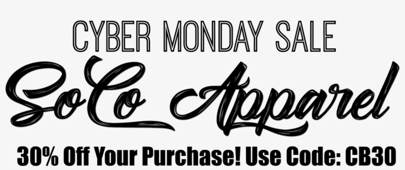 Soco Apparel - Calligraphy, transparent png download