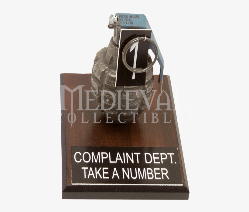 Hand Grenade Display - Complaint Department Display, transparent png download