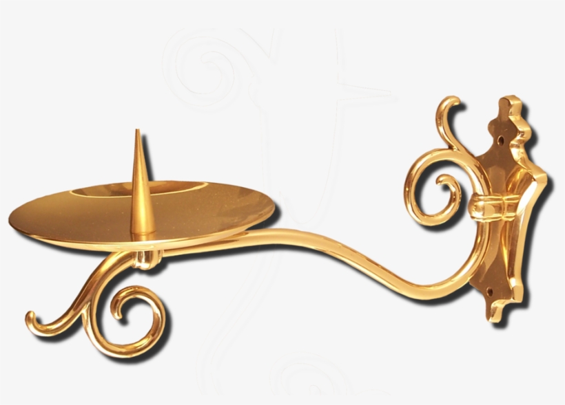Wall Mounted Candlestick - Candlestick, transparent png download