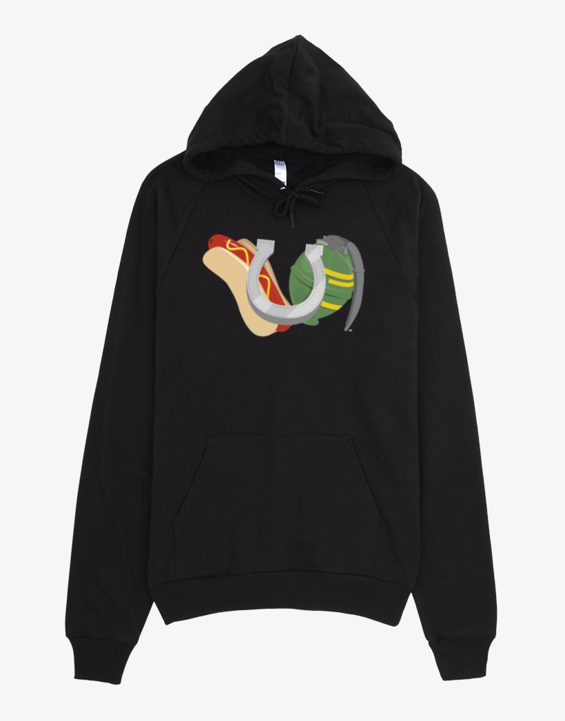 Image Of Hot Dogs, Horseshoes & Hand Grenades Logo - Hoodie I Dont Care, transparent png download
