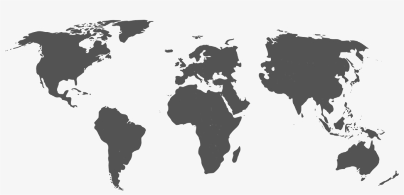 Delegaciones Y Agentes - Map Of The World Pink, transparent png download