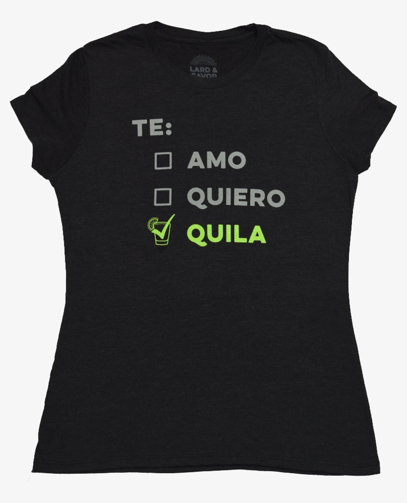 Te Amo Ladies T-shirt, transparent png download