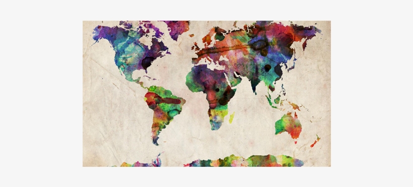 Empathy Allows Us To Put Ourselves In Each Other's - Fancy World Map, transparent png download