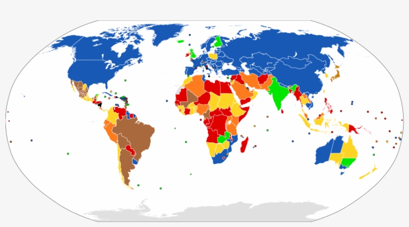 Aborto Mapamundi - World Map, transparent png download