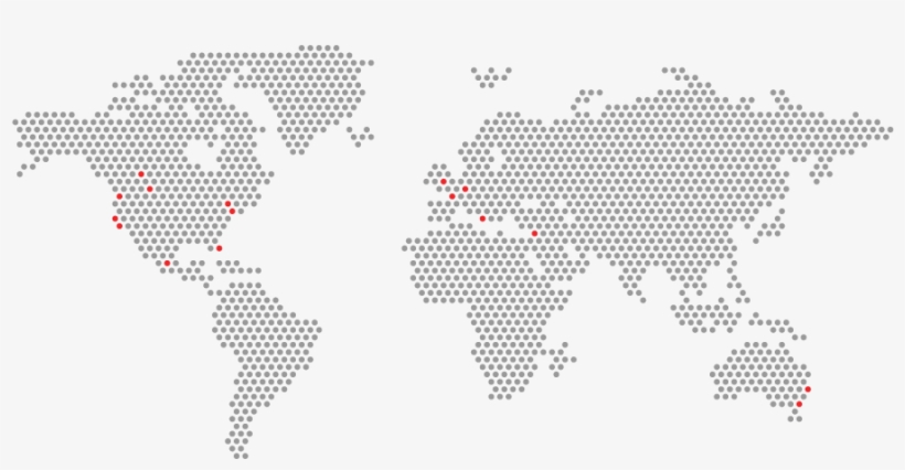 In 2014, The True North Delivery Co Delivered To Some - World Map Dot Icon, transparent png download