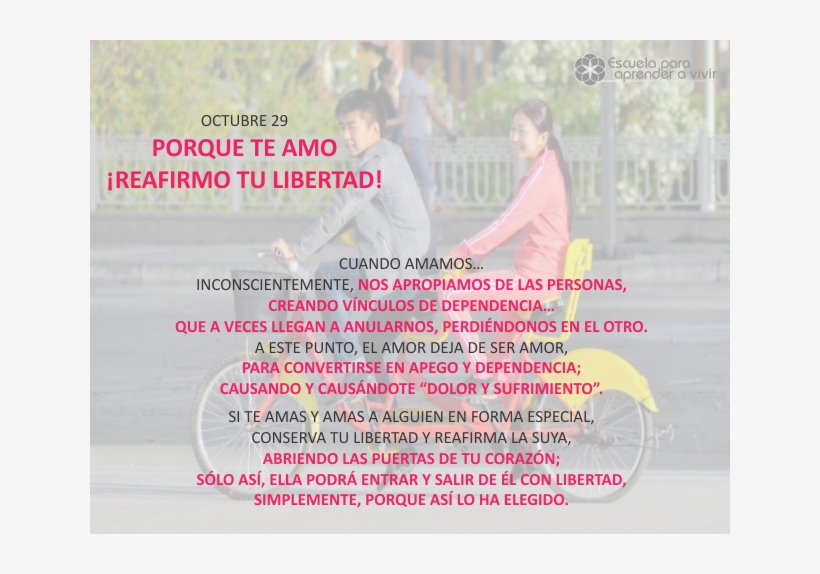 Porque Te Amo ¡reafirmo Tu Libertad - Te Amo Con Libertad, transparent png download
