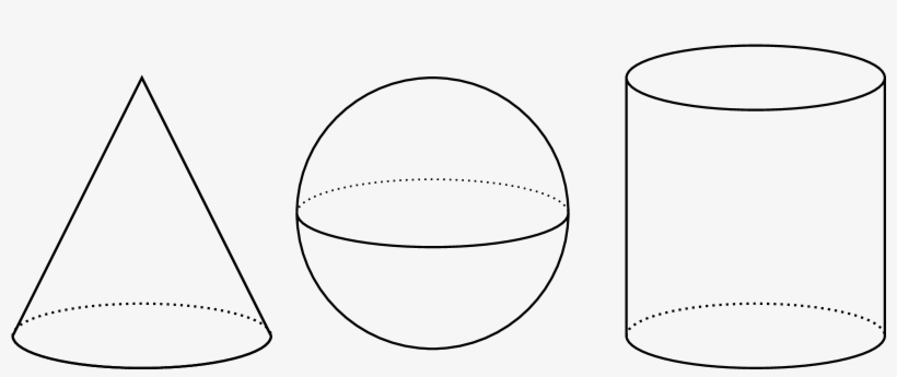A Sphere In A Cylinder - Sphere Cone, transparent png download