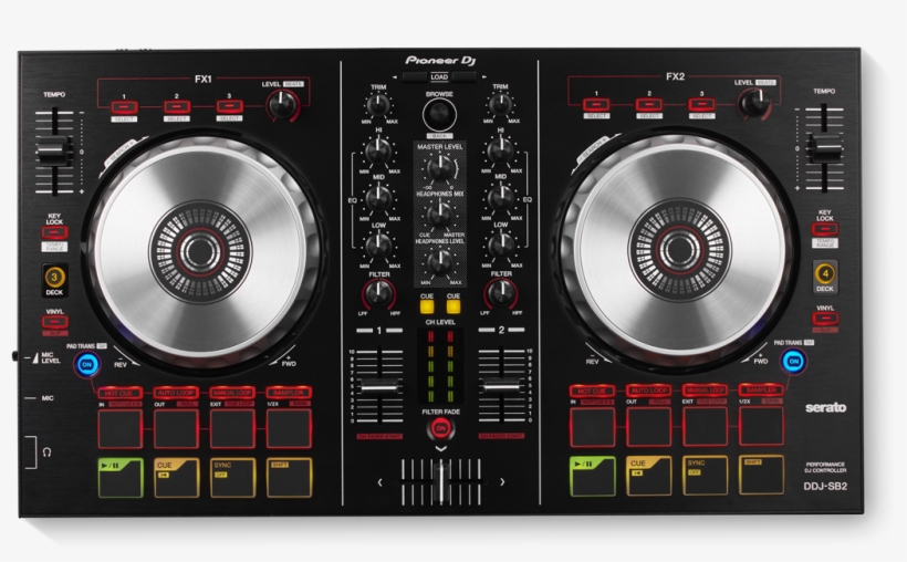 Pioneer Ddj Sb2 Portable 2 Channel Controller For Serato - Pioneer Ddj Rb Price In India, transparent png download