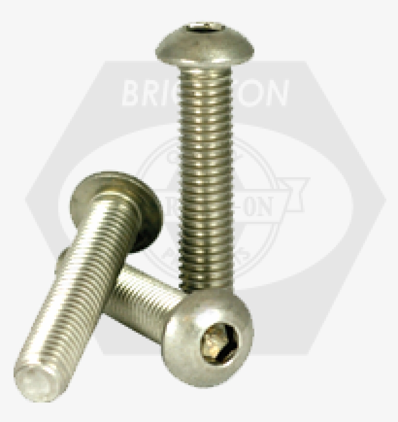 824116 - M10-1.50x50 Mm (ft) Button Socket Caps Coarse Stain, transparent png download