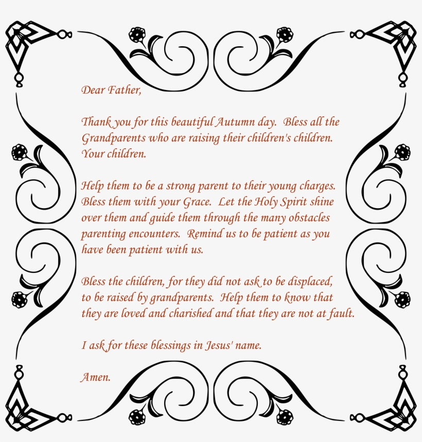 Bless-grandparents - Portable Network Graphics, transparent png download