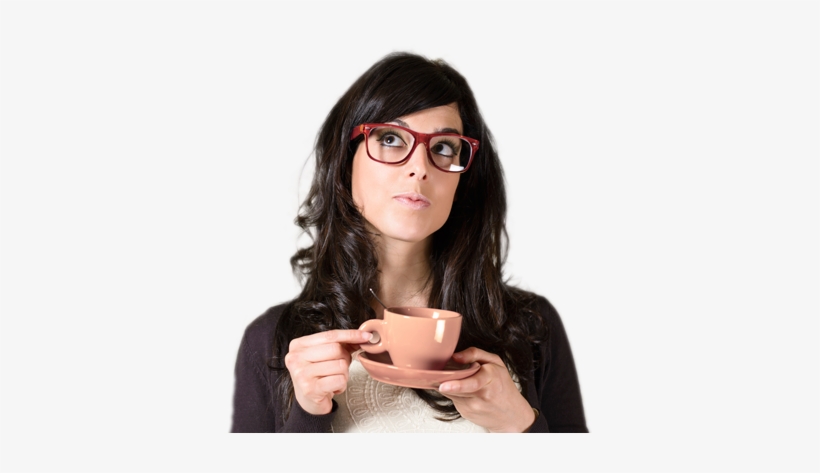 Real Eyes Banner - صور بنات يشربن القهوة الصباحية, transparent png download