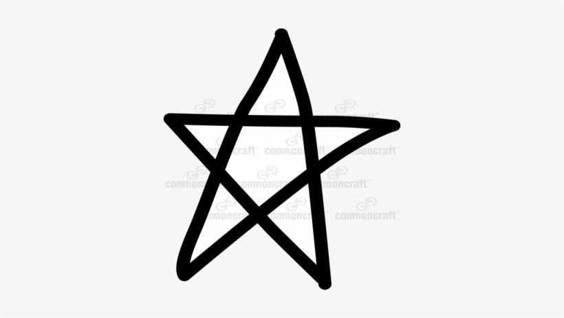 Star 5 Line - Satanist Star, transparent png download